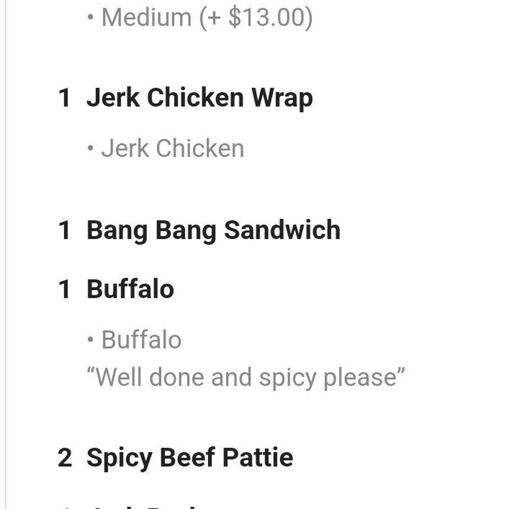 My order from seamless. Go in person. A much better idea of the food. My order from seamless. Go in person. A much better idea of the food.