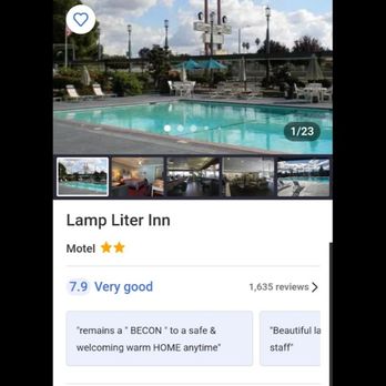 Lamp Liter Inn - Every pic said free cancelation as I selected the room...then when someone suspects an error, they refuse to allow cancelation. 2 - Hotels Near Me - Visalia, California