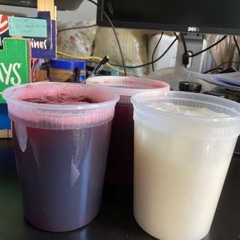 Noche Mexicana - 1. Aguas Frescas (Jamaica is reddish color, horchata is white) - Mexican Near Me - New York, New York Noche Mexicana - 1. Aguas Frescas (Jamaica is reddish color, horchata is white) - Mexican Near Me - New York, New York