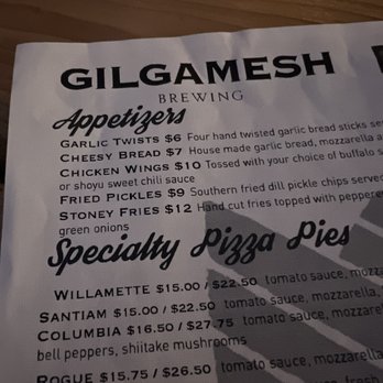 Gilgamesh Brewing - Independence - Pizza Near Me - Independence, Oregon