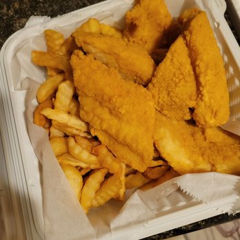 Harford Seafood Market - Catfish filet platter with double order of fries - Seafood Markets Near Me - Baltimore, Maryland