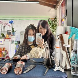 The sweetest hair stylist.