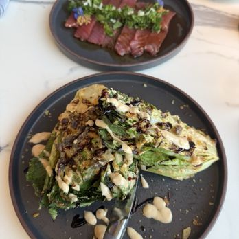 Capella on 9 - Tuna appetizer and Grilled Caesar Salad! - Tapas/Small Plates Near Me - Asheville, North Carolina