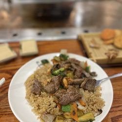 New fujiya house - Shrimp and steak hibachi