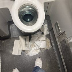 The MARC - This is the bathroom and the coach car. This is not right. The tickets are high as hell the service you're getting it's not right people we