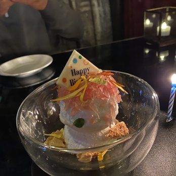 Mott 32 - Happy birthday : coconut and pomelo dessert - Chinese Near Me - Las Vegas, Nevada