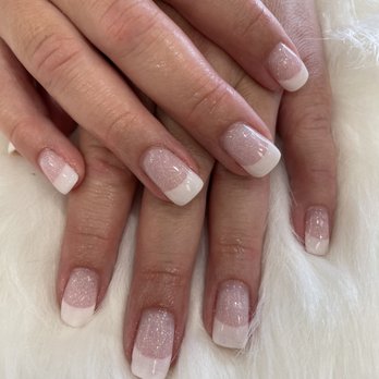 Klassy Nails & Spa - I got an amazing dipped French manicure with pink glitter Done by the amazing owner Lien - Nail Salons Near Me - Lake Forest, California Klassy Nails & Spa - I got an amazing dipped French manicure with pink glitter Done by the amazing owner Lien - Nail Salons Near Me - Lake Forest, California