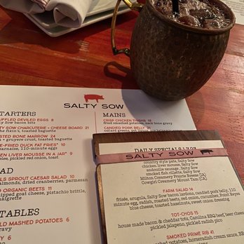 Salty Sow - Menus - American Near Me - Austin, Texas Salty Sow - Menus - American Near Me - Austin, Texas