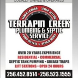 Terrapin Creek Plumbing and Septic Service - Licensed, Bonded and Insured completely!