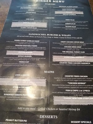 Menu photo 2 Royals Restaurant & Dining Lounge Ottawa, ON