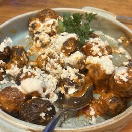 Fire Roasted Papas Bravas