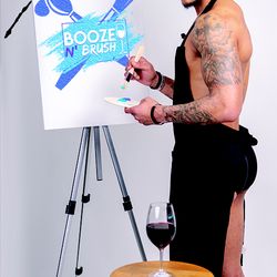 Booze N' Brush the ultimate Sip N' Paint Experience