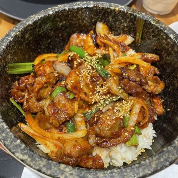 Sang Tofu & K BBQ - Stone rice pork bowl - Korean Near Me - Edison, New Jersey