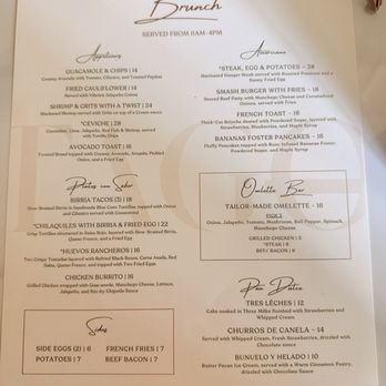 Tago - Brunch menu - Lounges Near Me - Houston, Texas