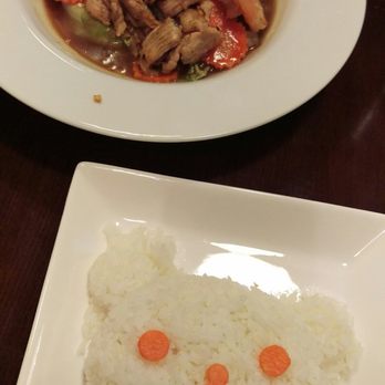 Riceberry Thai Kitchen - Garlic veggies with cute rice! - Thai Near Me - Upland, California Riceberry Thai Kitchen - Garlic veggies with cute rice! - Thai Near Me - Upland, California