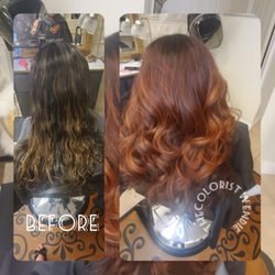 More Good Hair Days Salon - Before and After.