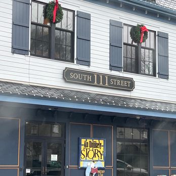 An Unlikely Story - Outside storefront from parking lot - Coffee & Tea Near Me - Plainville, Massachusetts