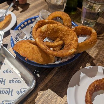 Heavy’s Barburger - Onion ring basket - Burgers Near Me - Charleston, South Carolina Heavy’s Barburger - Onion ring basket - Burgers Near Me - Charleston, South Carolina