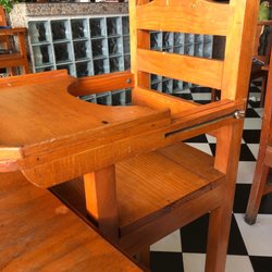 Bistro Francais - Really tall high chairs