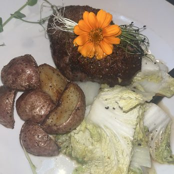 Sol St Pete Bistro - Filet mignon with cabbage and potatoes - New American Near Me - St. Petersburg, Florida Sol St Pete Bistro - Filet mignon with cabbage and potatoes - New American Near Me - St. Petersburg, Florida