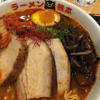 Ramen Kumamoto - Close-up of spicy ramen - Ramen Near Me - Newark, Delaware Ramen Kumamoto - Close-up of spicy ramen - Ramen Near Me - Newark, Delaware