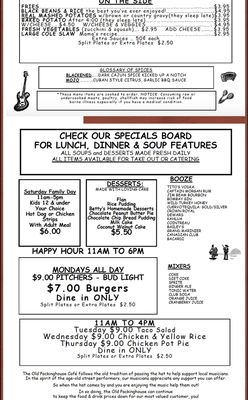 Menu photo 4 JR's Old Packinghouse Cafe Sarasota, FL Menu photo 4 JR's Old Packinghouse Cafe Sarasota, FL