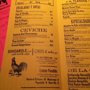 El Rey - Peek at the menu. - Mexican Near Me - Philadelphia, Pennsylvania