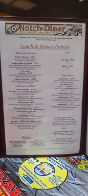 Menu photo 4 Top Notch Diner Cortland, OH