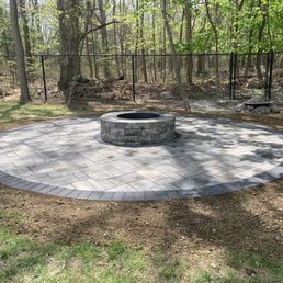 Patio and fire pit