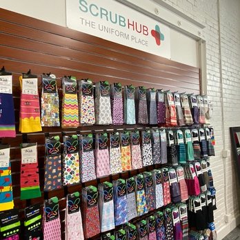 Scrub Hub - Compression Sock Wall - Uniforms Near Me - Medford, Oregon Scrub Hub - Compression Sock Wall - Uniforms Near Me - Medford, Oregon