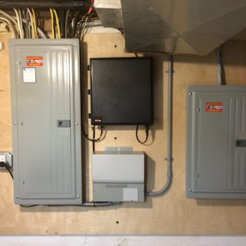 Brady & Son Electric - 200 Amp Service Upgrade with sub panel and transfer switch for portable generator hook up - Electricians Near Me Brady & Son Electric - 200 Amp Service Upgrade with sub panel and transfer switch for portable generator hook up - Electricians Near Me