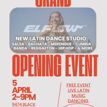 El Flow - Grand opening April 5 2025 - Dance Studios Near Me - San Diego, California El Flow - Grand opening April 5 2025 - Dance Studios Near Me - San Diego, California
