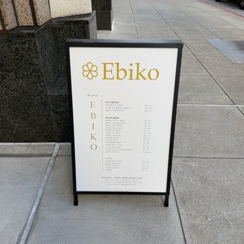 Ebiko - Menu - Sushi Bars Near Me - San Francisco, California Ebiko - Menu - Sushi Bars Near Me - San Francisco, California