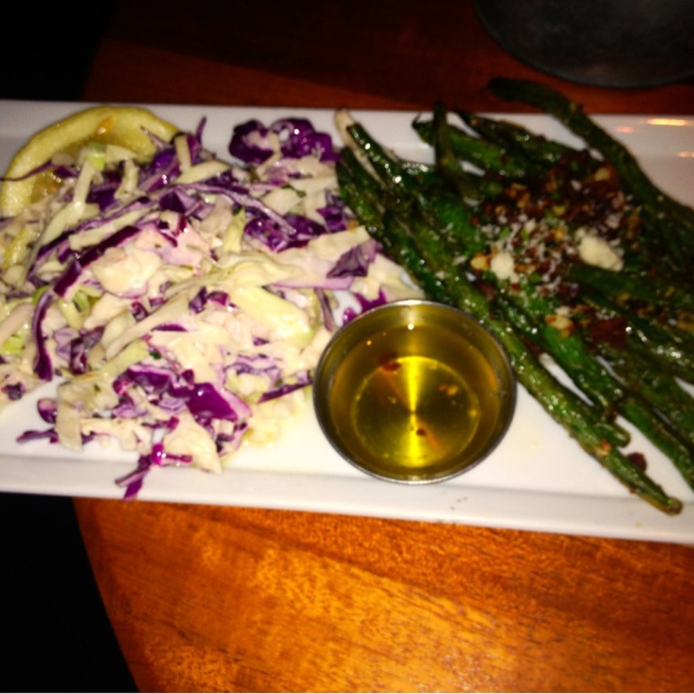 FishBar - Bacon green beans and coleslaw - Seafood Near Me - Manhattan Beach, California