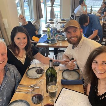 Burrata - Wife, daughter, son in law with Pop - Italian Near Me - Philadelphia, Pennsylvania Burrata - Wife, daughter, son in law with Pop - Italian Near Me - Philadelphia, Pennsylvania
