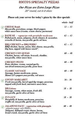Menu photo 5 Rocco's Seattle, WA Menu photo 5 Rocco's Seattle, WA