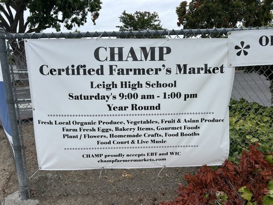 Leigh High School Farmers Market by null
