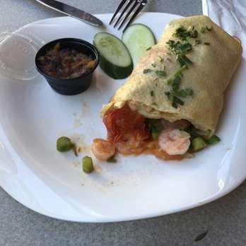 Crepes Tea House - Small crepe with shrimp and red mushroom sauce ($12.10) - Modern European Near Me - Southwick, Massachusetts Crepes Tea House - Small crepe with shrimp and red mushroom sauce ($12.10) - Modern European Near Me - Southwick, Massachusetts