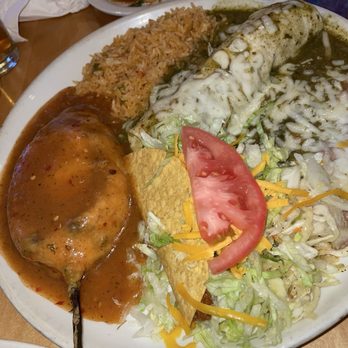 El Tapatio - Combo Dos - cheese poblano and tamale - Mexican Near Me - North Kingstown, Rhode Island