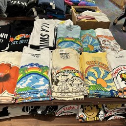 One of the display tables.