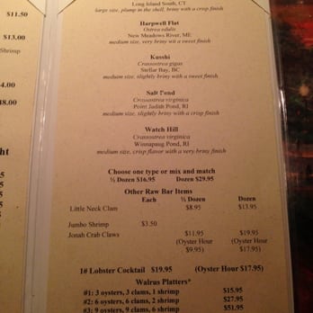Old Ebbitt Grill - Oysters menu - Bars Near Me - Washington, DC, District of Columbia Old Ebbitt Grill - Oysters menu - Bars Near Me - Washington, DC, District of Columbia