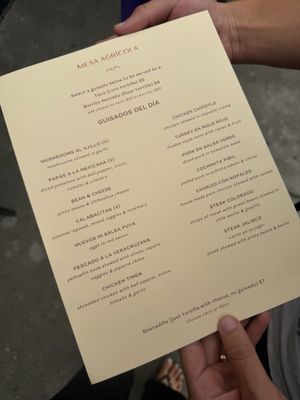 Menu photo 2 Mesa Agricola Escondido, CA