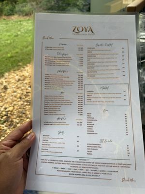 Menu photo 8 Zoya Smyrna, GA Menu photo 8 Zoya Smyrna, GA