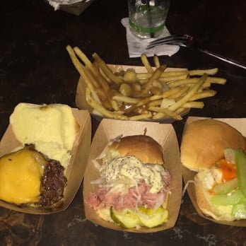 Green Dot Stables - Cheeseburger. Corned beef. Buffalo chicken. Poutine fries. Moscow mule. - Bars Near Me - Detroit, Michigan Green Dot Stables - Cheeseburger. Corned beef. Buffalo chicken. Poutine fries. Moscow mule. - Bars Near Me - Detroit, Michigan