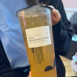 Peach jasmine green tea Peach jasmine green tea