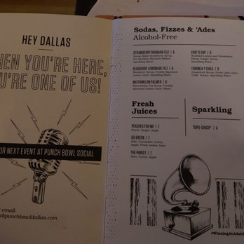 Punch Bowl Social - Menu - Eatertainment Near Me - Dallas, Texas Punch Bowl Social - Menu - Eatertainment Near Me - Dallas, Texas
