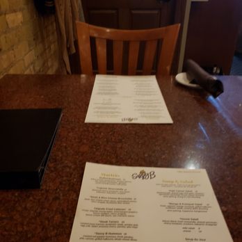 Sazzy B - Menus - April 2023 - New American Near Me - Kenosha, Wisconsin