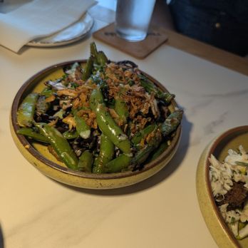 Two Hommés - Suya mushrooms + greens - African Near Me - Inglewood, California Two Hommés - Suya mushrooms + greens - African Near Me - Inglewood, California