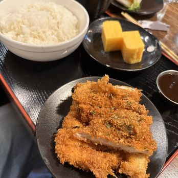 Yojimbo Sushi - Chicken Katsu, Rice, Tamago Bento Mixer - Sushi Bars Near Me - Alameda, California Yojimbo Sushi - Chicken Katsu, Rice, Tamago Bento Mixer - Sushi Bars Near Me - Alameda, California