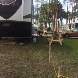 Christmas RV Park - Ropes that moved while we were out.